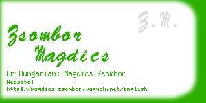 zsombor magdics business card